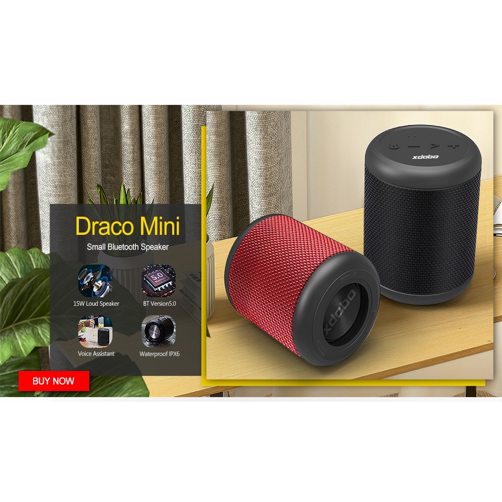 Xdobo X8 ลําโพงบลูทูธ 5.0 60W เสียงเบสหนัก พร้อมลําโพง IPX5 กันน้ํา 360° ผู้ช่วยเสียงเซอร์ราวด์