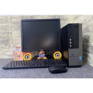 DELL Optiplex3020 i5-4590@3.30GHzพร้อมจอdELL 17”LEDเครื่องพร้อมใช้งานครบจบในชุดเดียว