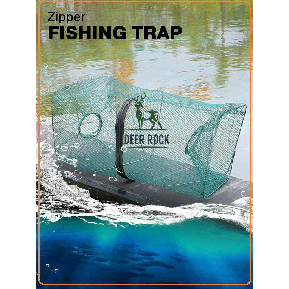 แหจับปลา สี่เหลี่ยม แหจับสัตว์น้ำ ลอบจับปลา Fishing Trap