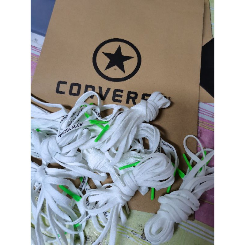 CONVERSE SHOES LACE + กระเป๋ากระดาษ CONVERSE