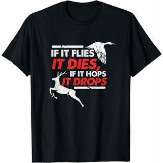 เสื้อยืด พิมพ์ลาย If It Flies It Dies If It Hops It Drops Unseix ของขวัญวันแม่