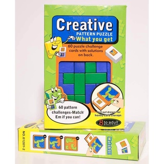 T.P. TOYS Creative Pattern Puzzle  เกมฝึกไอคิว แนวมิติสัมพันธ์  IQ GAME