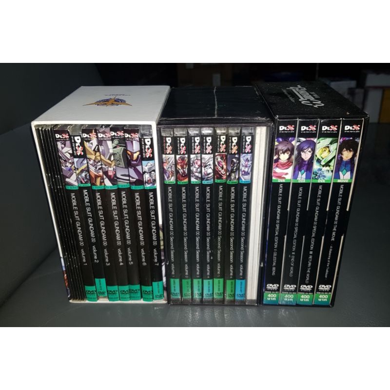 DVD GUNDAM OO SS1,SS2,SPECIAL EDITION,THE MOVIE BOXSET