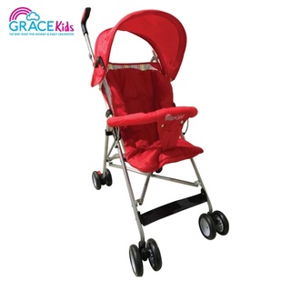 Gracekids รถเข็นก้านร่ม รุ่นอีซี่โก มีเบาะรองนั่ง สีแดง