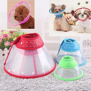 [JS] Puppy Pet Dog Cat Comfy Cone Neck Collar Anti-Bite Medical Recovery Protection