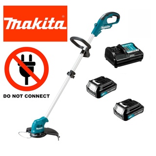 MAKITA เครื่องเล็มหญ้าไร้สาย 12v สายเอ็น รุ่นUR100DWYE เฉพาะตัวเครื่องและแบบครบชุด มากีต้าแท้ประกันศูนย์ไทย