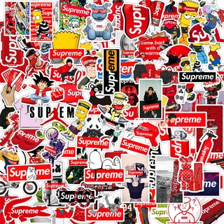 ❉ สติกเกอร์ แฟชั่น Supreme ❉ สติกเกอร์ กันน้ำ DIY Decals Doodle 100 ชิ้น/ ชุด