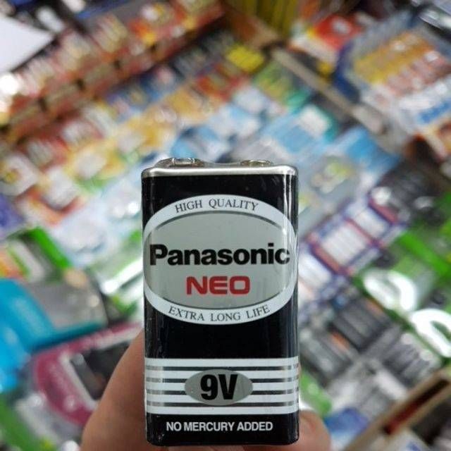 ถ่าน 9V Panasonic Neo, Toshiba, Eveready, GP  สีดำ จำนวน1ก้อน ของใหม่ ของแท้บริษัท (ชาร์จไม่ได้)