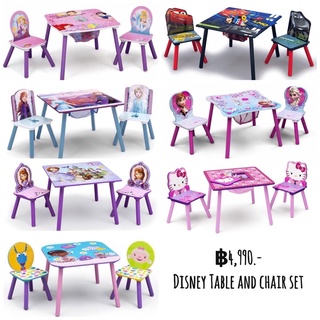 disney Table &amp; Chair Set with Storage