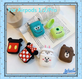 เคสหูฟัง ลายการ์ตูนดิสนีย์ มิกกี้เมาส์ สําหรับ Airpods 1 2 Pro