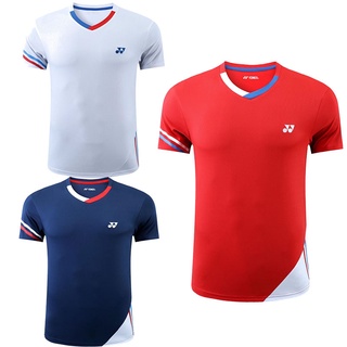 Yonex 2022 เสื้อผ้าแบดมินตัน แขนสั้น แบบแห้งเร็ว เหมาะกับฤดูร้อน สําหรับผู้ชาย และผู้หญิง