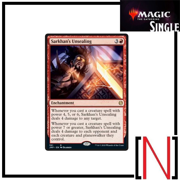 [MTG][Single][JMP] Sarkhan's Unsealing ระดับ Rare [ภาษาอังกฤษ]