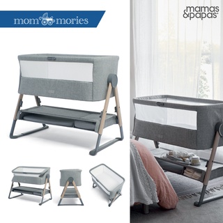 Mamas &amp; Papas เตียงนอนเด็ก เปลนอนเด็ก สำหรับวางข้างเตียง Bedside Crib รุ่น Lua (0-6m)