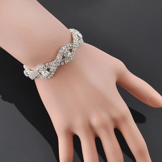 HOT สร้อยข้อมือ กำไลข้อมือคริสตัล เครื่องประดับแฟชั่น