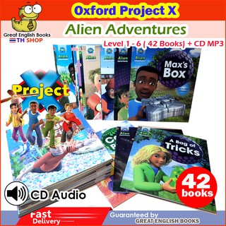 พร้อมส่ง Project X Alien Adventures Oxford reading level 1-6 จำนวน 42 books + CD MP3 (มีถึงเลเวล 11)