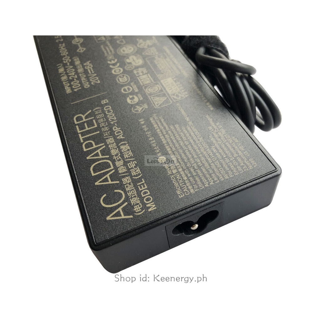 120W 20V 6A AC Adapter Charger สําหรับ Asus VivoBook Pro 15 M3500QA-L1081T M3500QA-L1082W