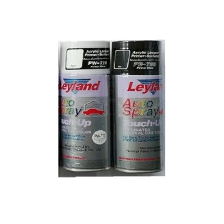 สีสเปรย์ LEYLAND  400cc. No.PB-730  สีดำ