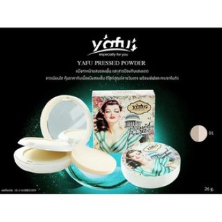 แป้ง ยาฟู ฟอลรอล No.1162 Yafu Floral Whitening Flawless Powder Foundation SPF40 PA+++