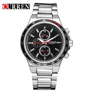 CURREN Fashion Casual Analog Military Sport Men Watch Stainless Steel Quartz Wristwatch masculino Horloges Mannens Saat