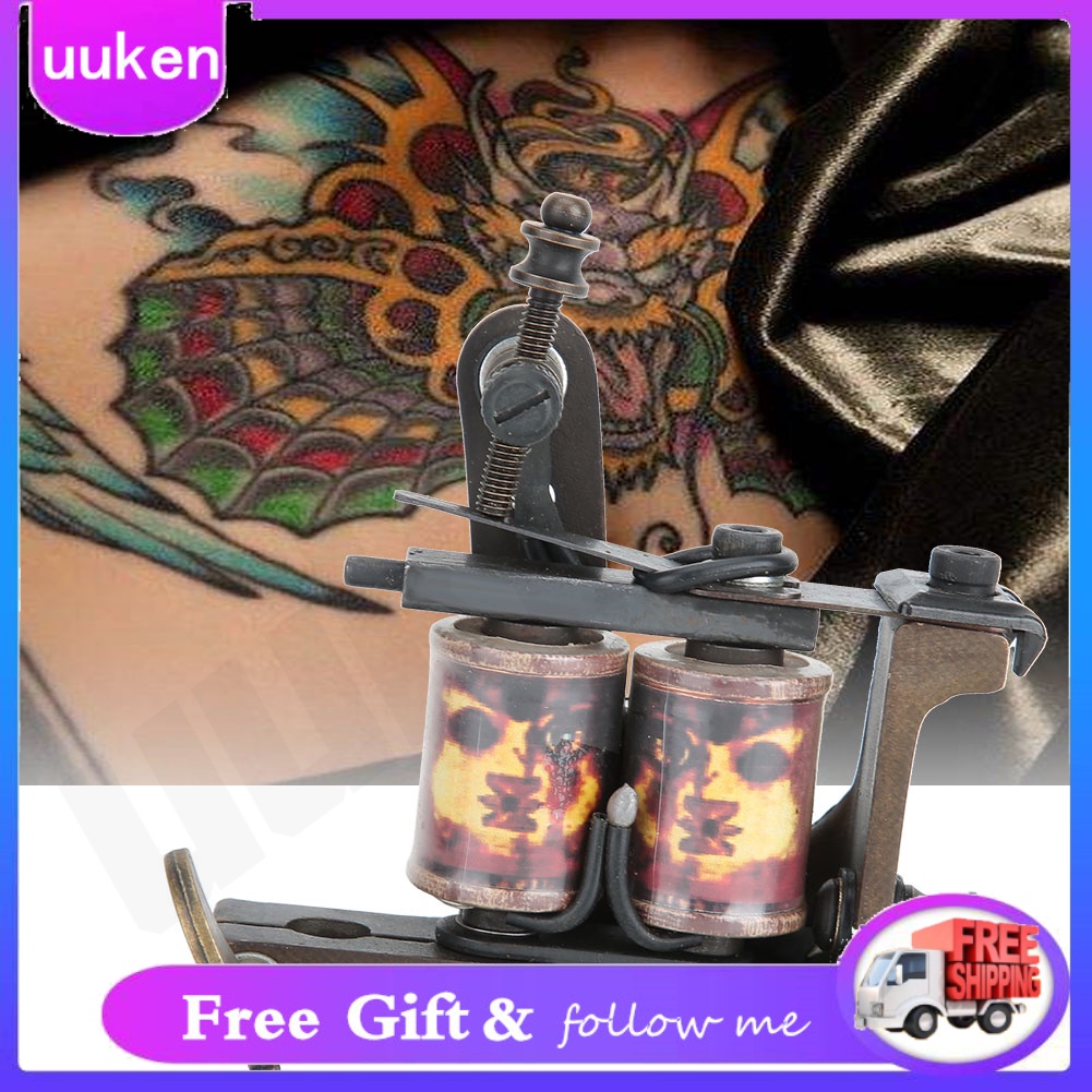 [คลังสินค้าพร้อม] Uuken Professional Pure Copper Coil Tattoo Machine Liner Shader Beauty Body Device