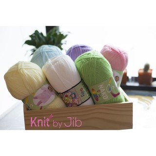 ไหมพรม Nako Luks Minnos/ ไหมพรมสำหรับเด็ก/ Baby yarn for knitting and crochet