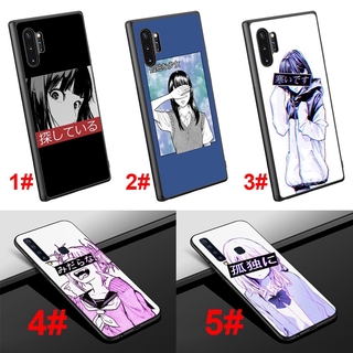 4F Sad japanese anime aesthetic Samsung S20 Plus Ultra Note 10 S10 Lite J4 J6 J8 2018 Plus Soft Silicone Case Back Cover