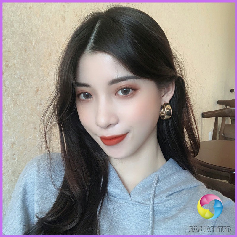 Eos Center ต่างหู s925  ตุ้มหู เครื่องประดับ ต่างหูโลหะชุบ silver needle earrings - รูปที่ 3