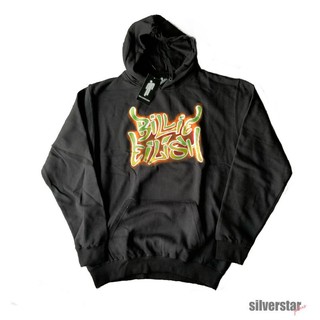 เสื้อวงลิขสิทธิ์แท้ Billie Eilish – Hoodie Airbrush Flames (Black) | ร้าน Silverstarplus