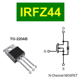 IRFZ34,IRFZ44,IRFZ46N, IRFZ48 Transistor MOSFET N-Channel L