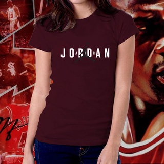 Michael Jordan 23 Air Flight NBA Chicago Bulls MJ Tshirt for Women เสื้อยืดยอดนิยม