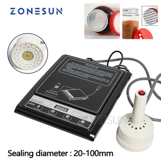 Zonesun GLF-500F เครื่องซีลแม่เหล็กไฟฟ้า อลูมิเนียมฟอยล์ สําหรับขวดแก้ว PET PP พลาสติก ไมโครคอมพิวเตอร์