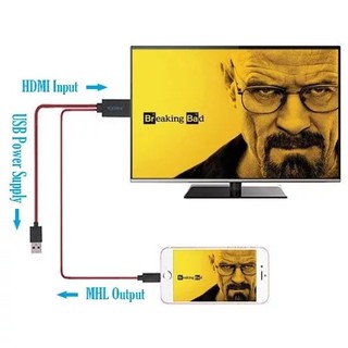 2 In 1 Hdmi Micro Usb To Hdmi 1080 P Hd Tv / โปรเจคเตอร์ Or Monitor