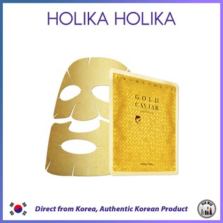 Holika HOLIKA Prime Youth Gold Caviar Gold Foil Mask * ของแท้จากเกาหลี *