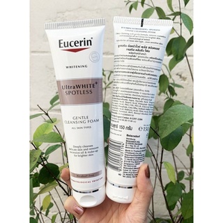 Eucerin Ultrawhite Spotless Cleansing Foam 150g. ของแท้100%