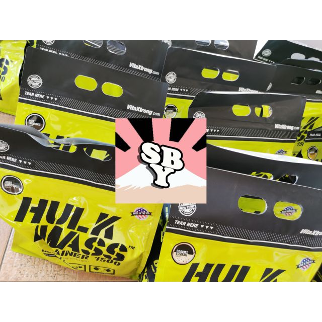 แท้100% เวย์เพิ่มน้ำหนัก Hulk mass gainer แบ่งขาย เวย์โปรตีนเพิ่มน้ำหนัก Whey protein