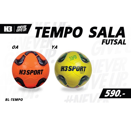 H3 Sport ลูกฟุตบอล รุ่น TEMPO SALA FUTSAL เบอร์ 3.5