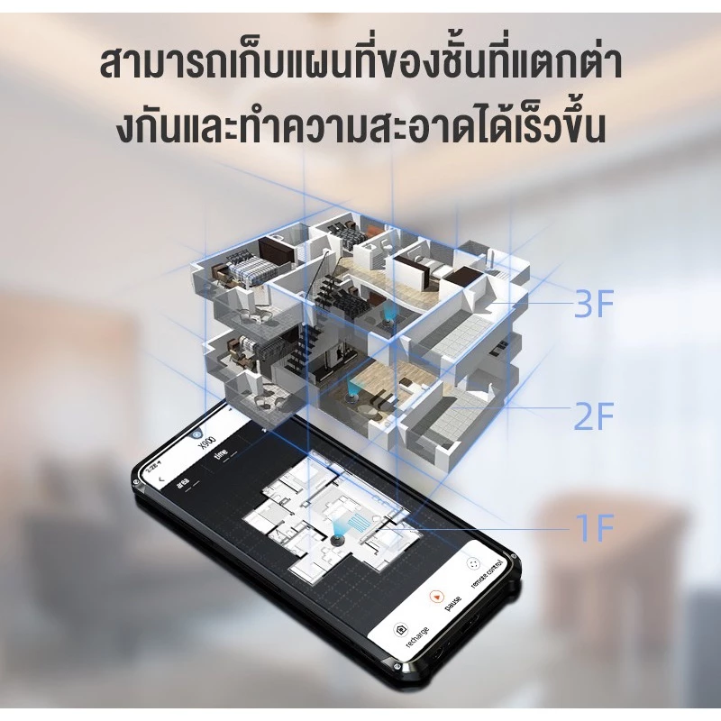 หุ่นยนต์ดูดฝุ่น ILIFE L100 ดูดและถู 2 in 1 thumbnail 7