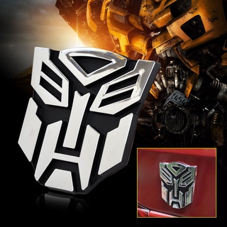 Tma~ สติกเกอร์โลโก้สัญลักษณ์ Transformers 3D สําหรับติดตกแต่งรถยนต์