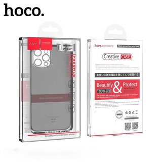 เคสใสดำ สำหรับ iPhone 13/13 mini/13 pro/13 pro max :HOCO Ultra slim ใสดำนิ่ม