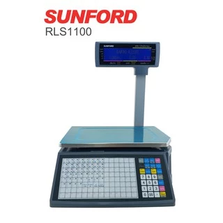 SUNFORD RLS1100 เครื่องชั่งพิมพ์ฉลากสินค้า พิกัด 30 กิโล ละเอียด 5/10g ***ใช้กับโปรแกรม POS สอบถามแอดมินก่อนสั่งซื้อ***