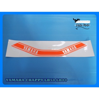 YAMAHA CHAPPY LB50 LB80 BODY STICKER SET "ORANGE" &amp; "WHITE"  // สติ๊กเกอร์ชิปปี้ สี ส้ม-ขาว งานสวย คมชัด