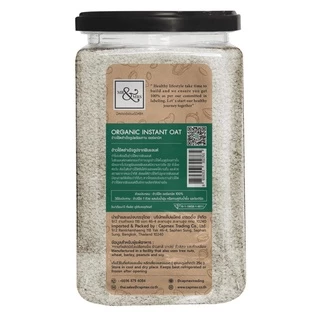 Mr. & Mrs. ข้าวโอ๊ตสำเร็จรูปพร้อมทาน Organic Instant Oat (300g)