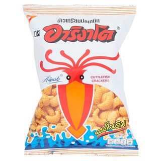 ✨ขายดี✨ อาริงาโต ข้าวเกรียบปลาหมึก รสดั้งเดิม 65กรัม Arigato squid cracker original flavor 65 grams