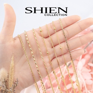 สร้อยคอทอง24k ลายใหม่สวยเหมือนทองแท้ พร้อมส่ง(397)