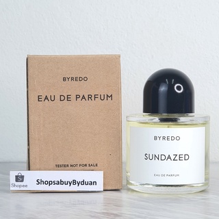 น้ำหอมแท้ Byredo Sundazed Eau de Parfum 100ml กล่องเทสเตอร์ สกีนก้นขวดมีริ้วรอยมากน้อยแล้วแต่ขวด ขวดนี้ก้านสเปรย์เหลือง