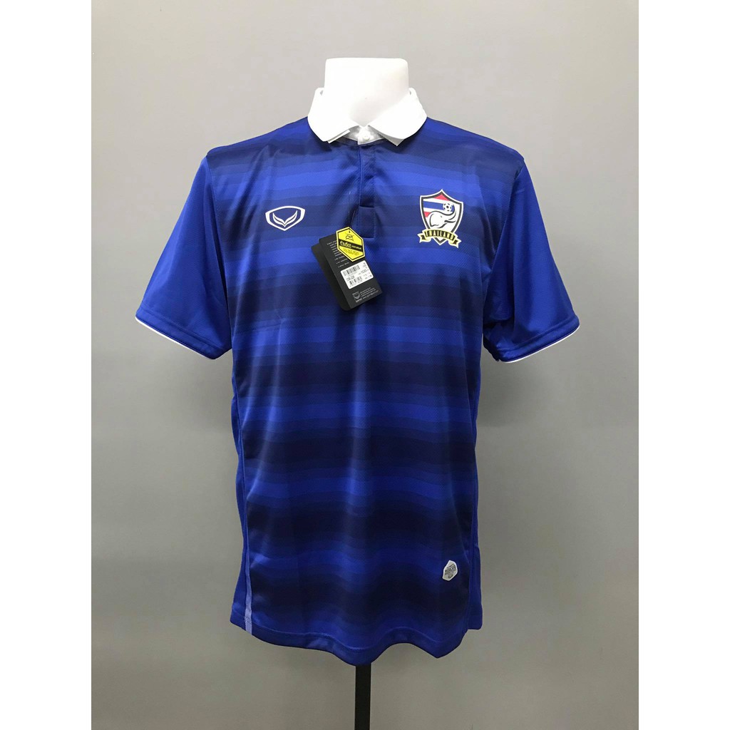 เสื้อฟุตบอลทีมชาติไทย 2014 สีน้ำเงิน 3L รอบอก 45" ใหม่ป้ายห้อย ของแท้ 100%