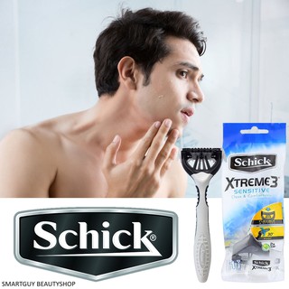 Schick Xtreme 3 Sensitive Disposable Razor,1 Count ชุดมีดโกนคุณภาพสูงจากต่างประเทศ