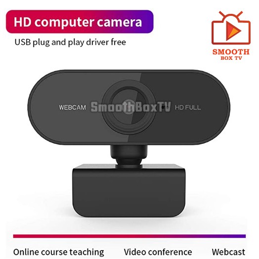[กล้องเว็บแคม ชัด! 1080P HD Auto Focus พร้อมไมค์ในตัว ] กล้อง Webcam 1080p Full HD ไม่ต้องลงไดรเวอร์