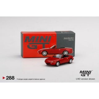 MiniGT no. 288-L Mazda Miata MX-5 (NA) Classic Red