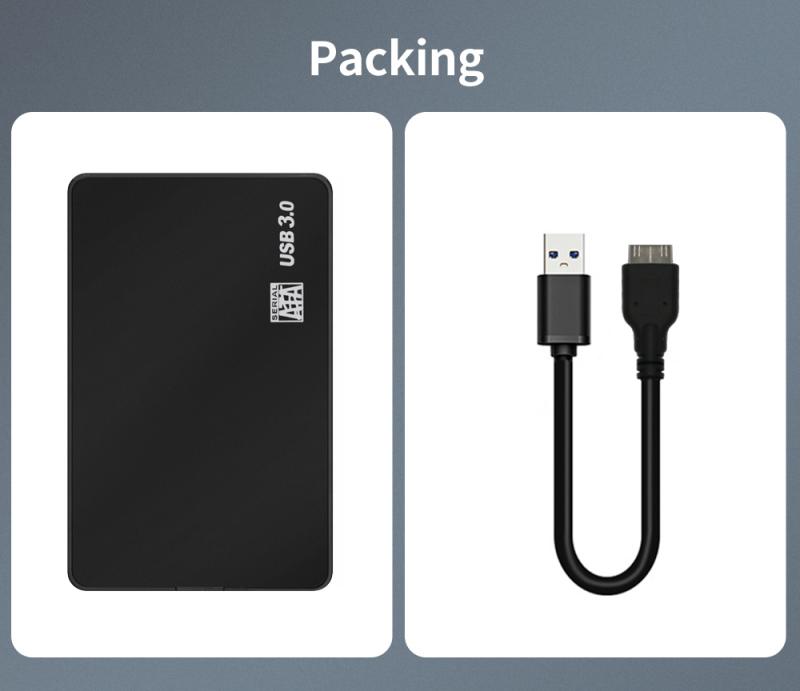 Walram HDD Case USB 3.0/2.0 สำหรับ SSD ฮาร์ดดิสก์ภายนอกไดรฟ์ กล่อง HDD/สิ่งที่ส่งมาด้วย Pocket 2.5 HD Optibay SATA To USB